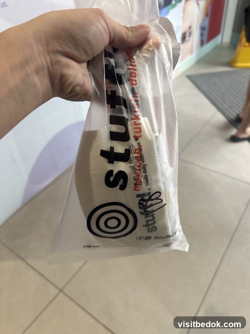 Bag with food from Stuffed