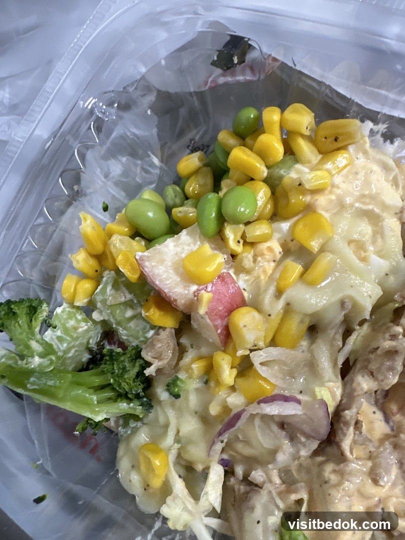 Salad with Corn and Broccoli