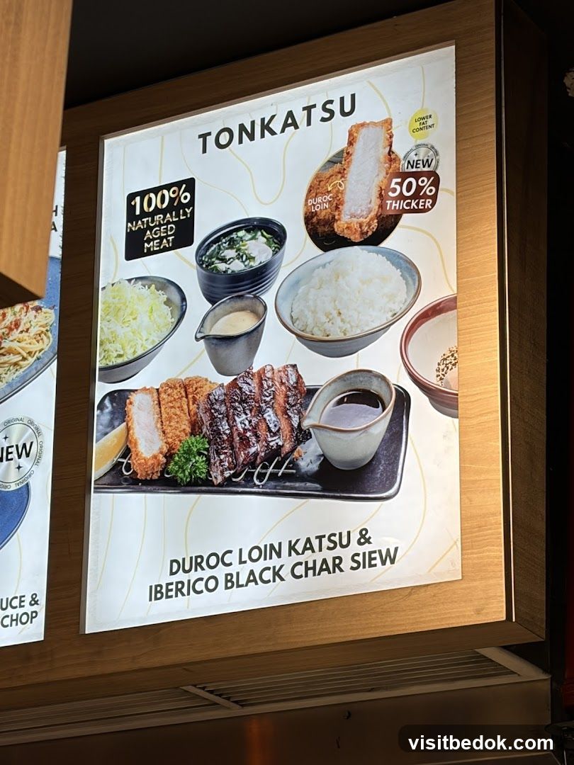 Tonkatsu Menu