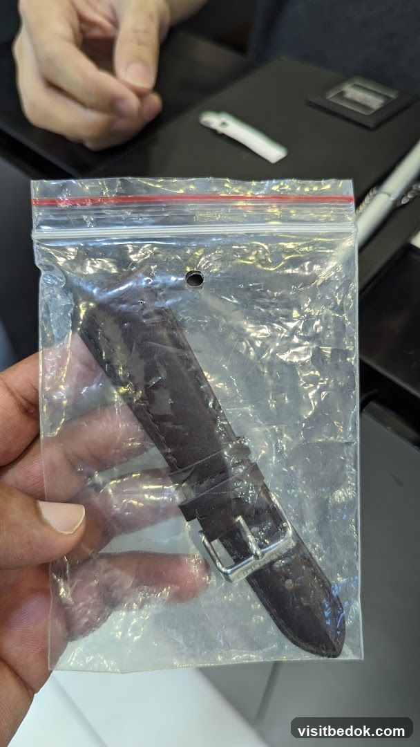 Watch Strap in Plastic Packaging
