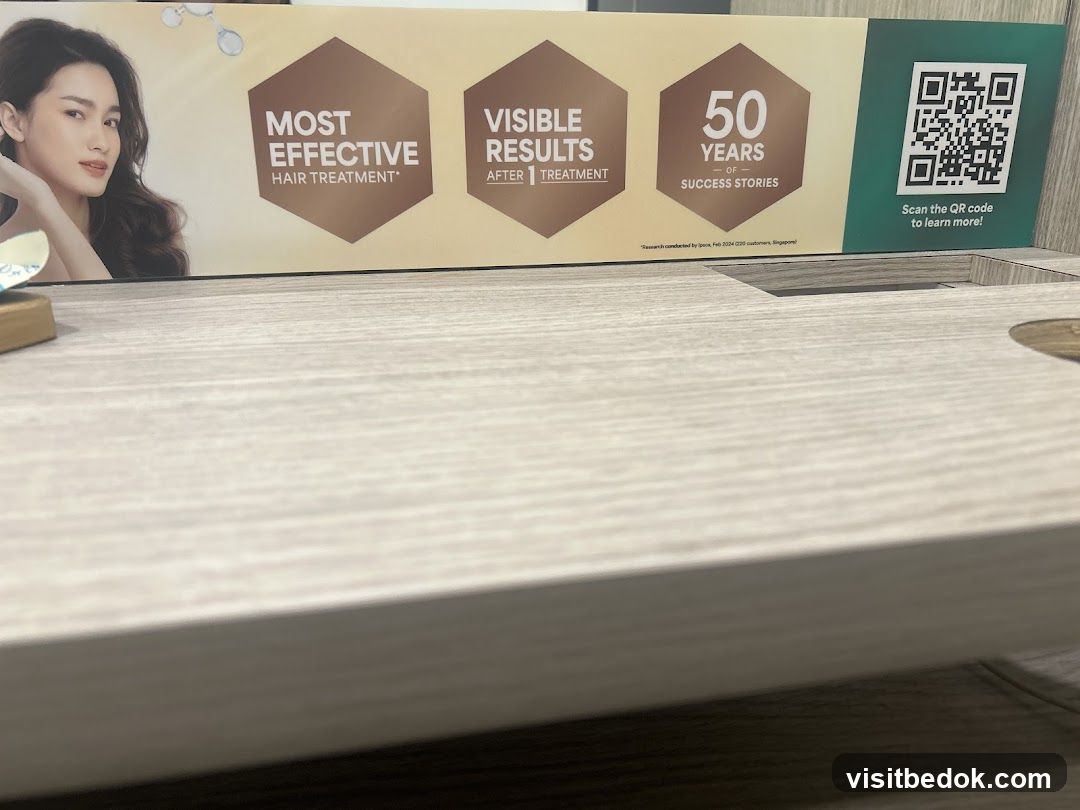 Hair Treatment Advertisement