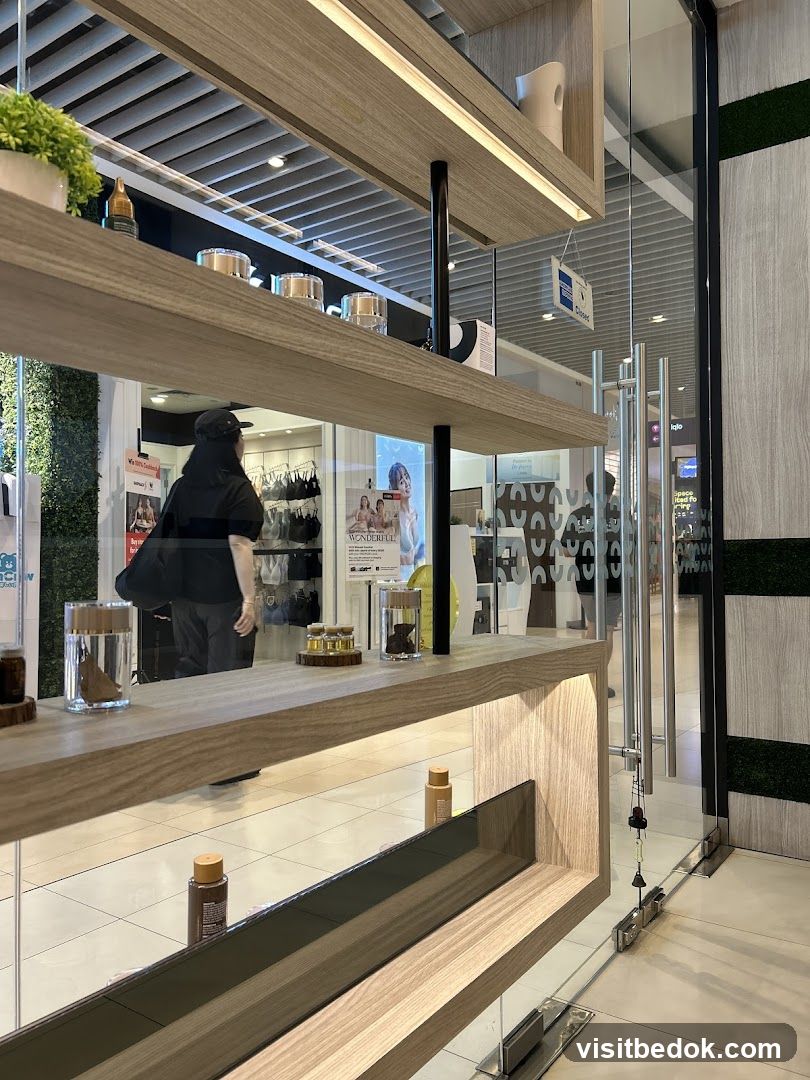 Store Interior with Shelving and Products