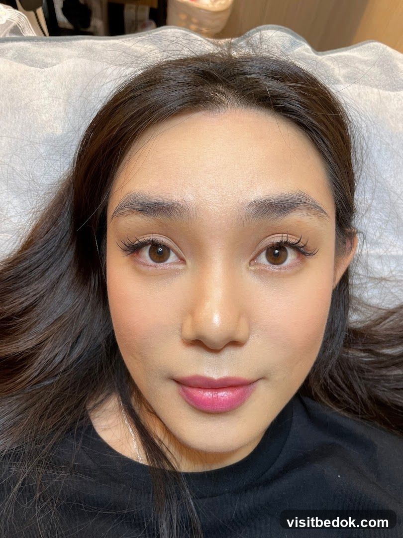Woman with Eyelash Extensions