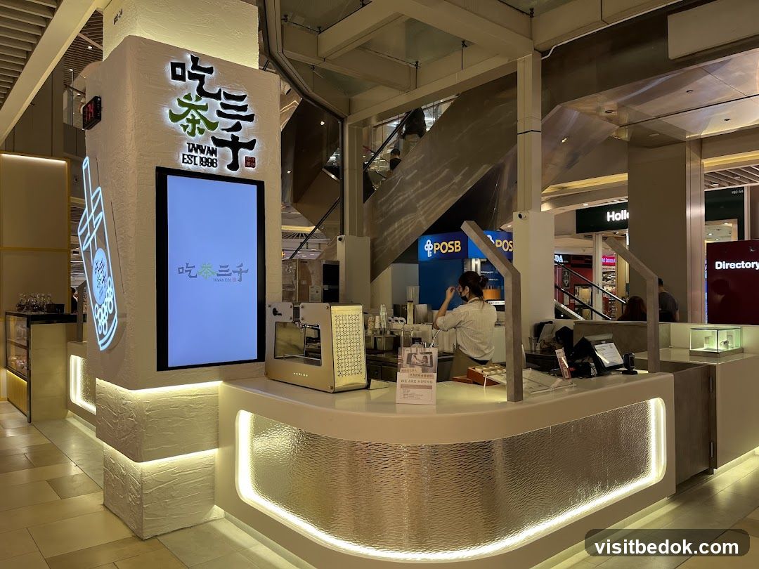 Bubble Tea Shop Counter