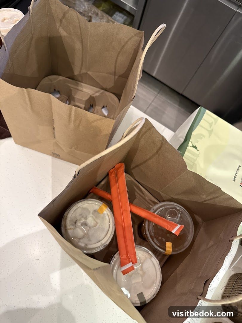 Takeout Drinks and Food