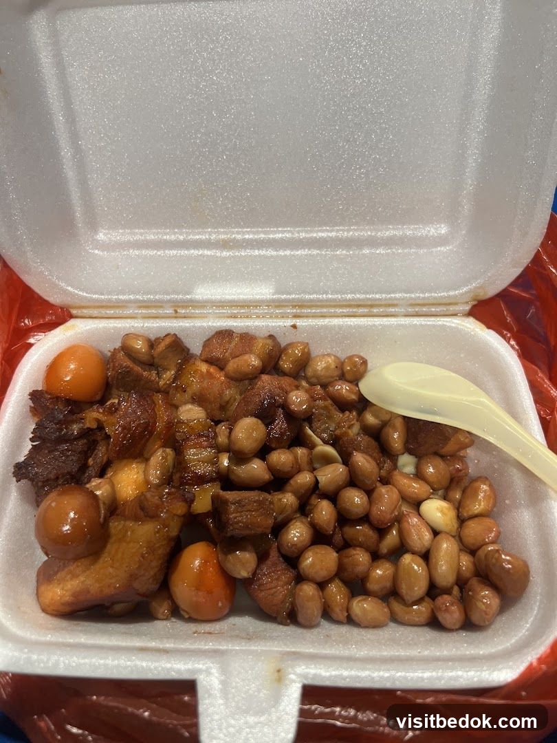 Braised Pork Belly with Peanuts and Eggs