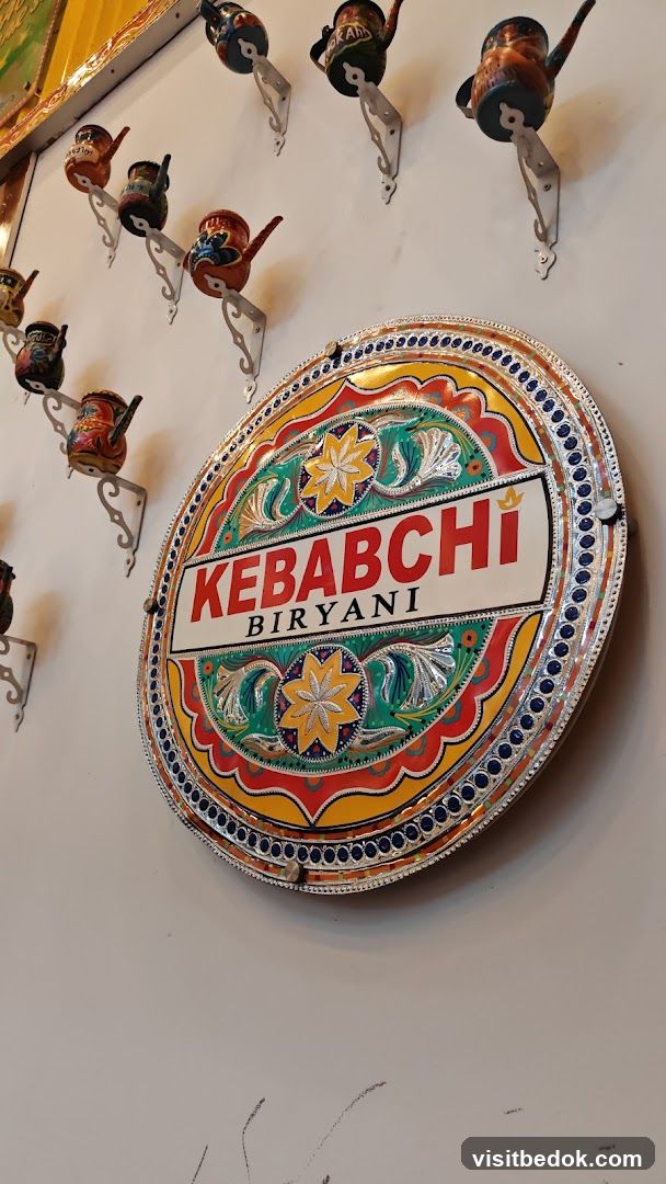 Decorative sign for KABABCHI BIRYANI