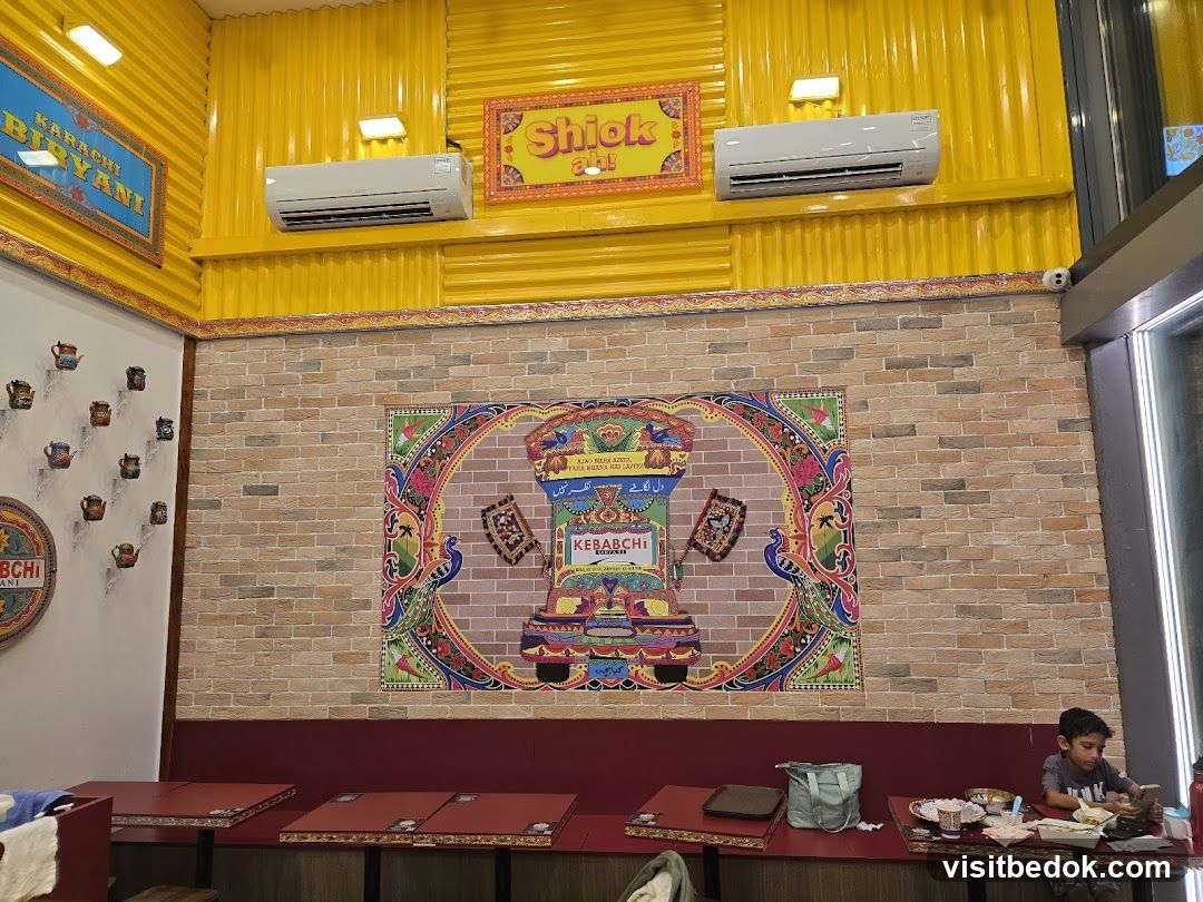 Restaurant Interior with Pakistani Truck Art