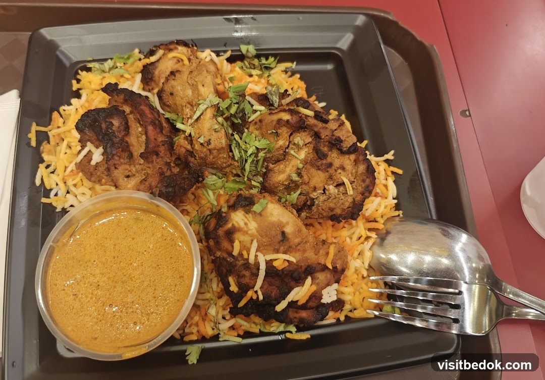 Chicken Biryani with Sauce