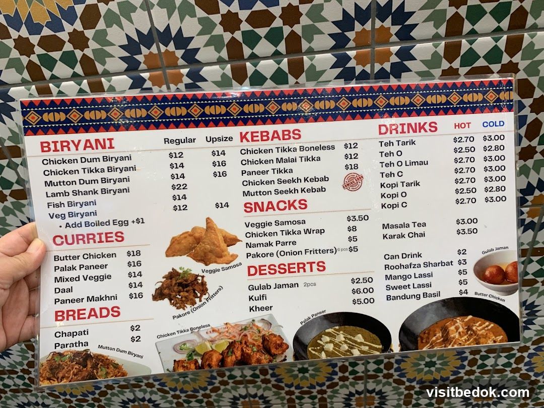 Indian Menu