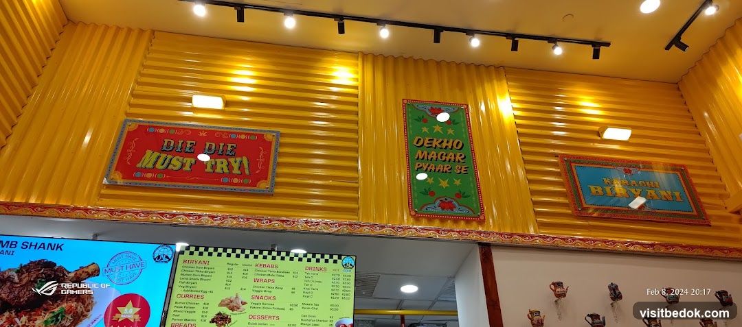 Restaurant Interior with Menu and Decor