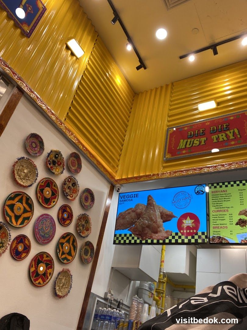 Restaurant Interior with Menu Display