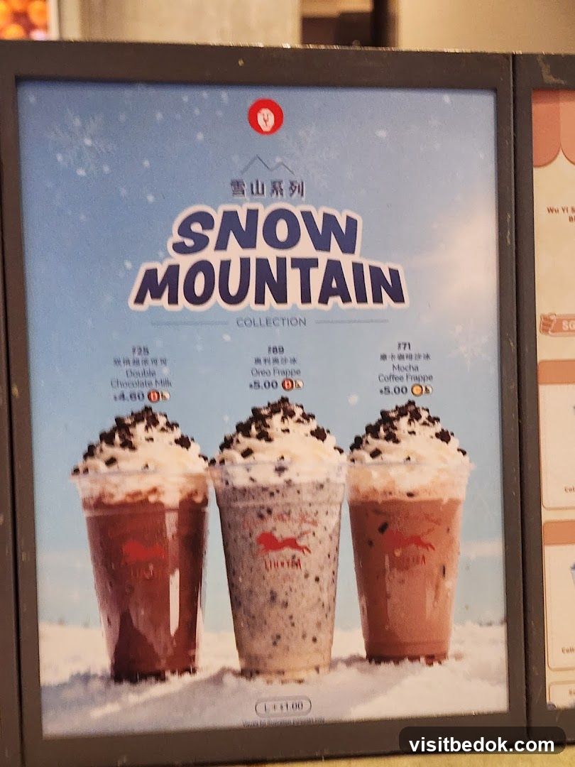Snow Mountain Collection Drinks