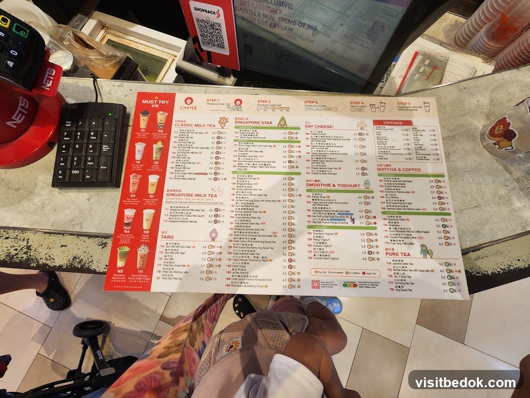 Lin Tea Menu