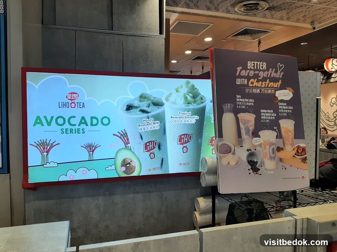 LiHo Tea Avocado and Taro Drinks