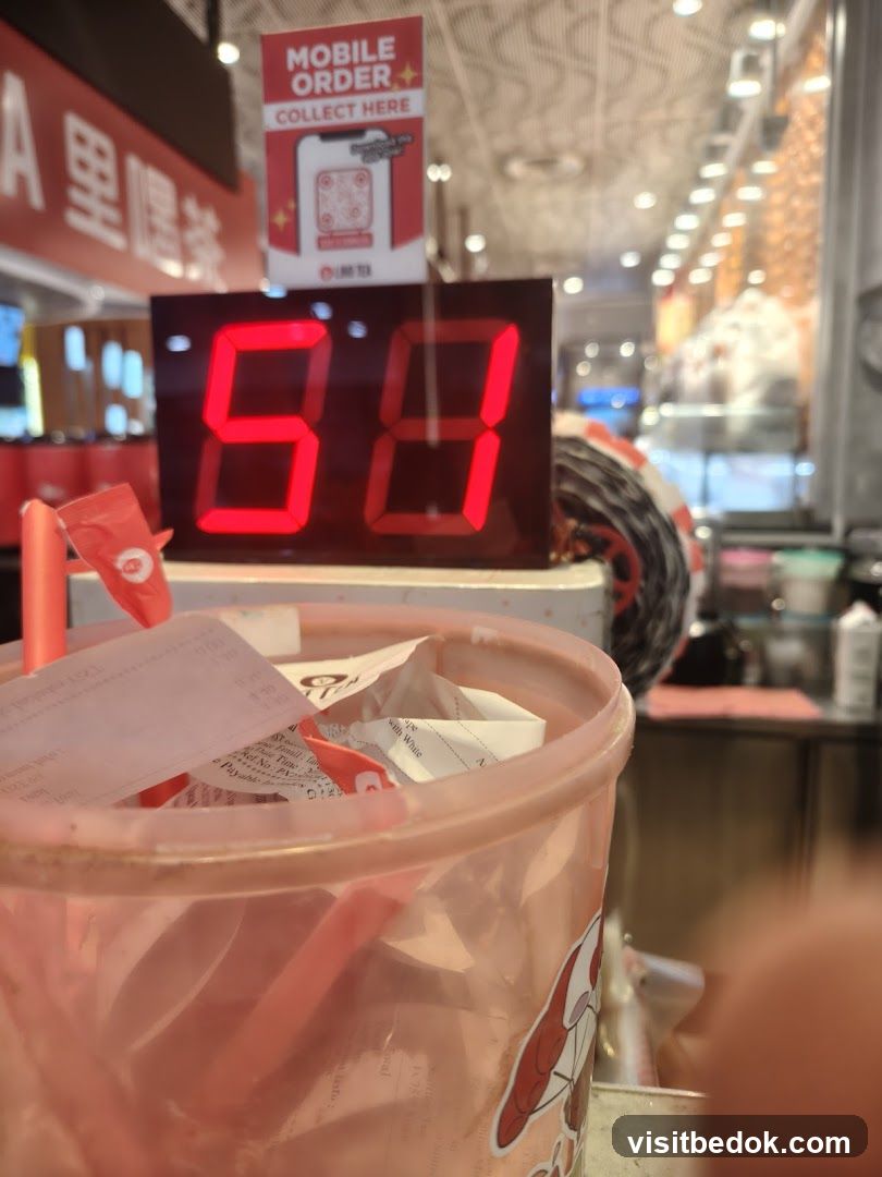 Order Number Display