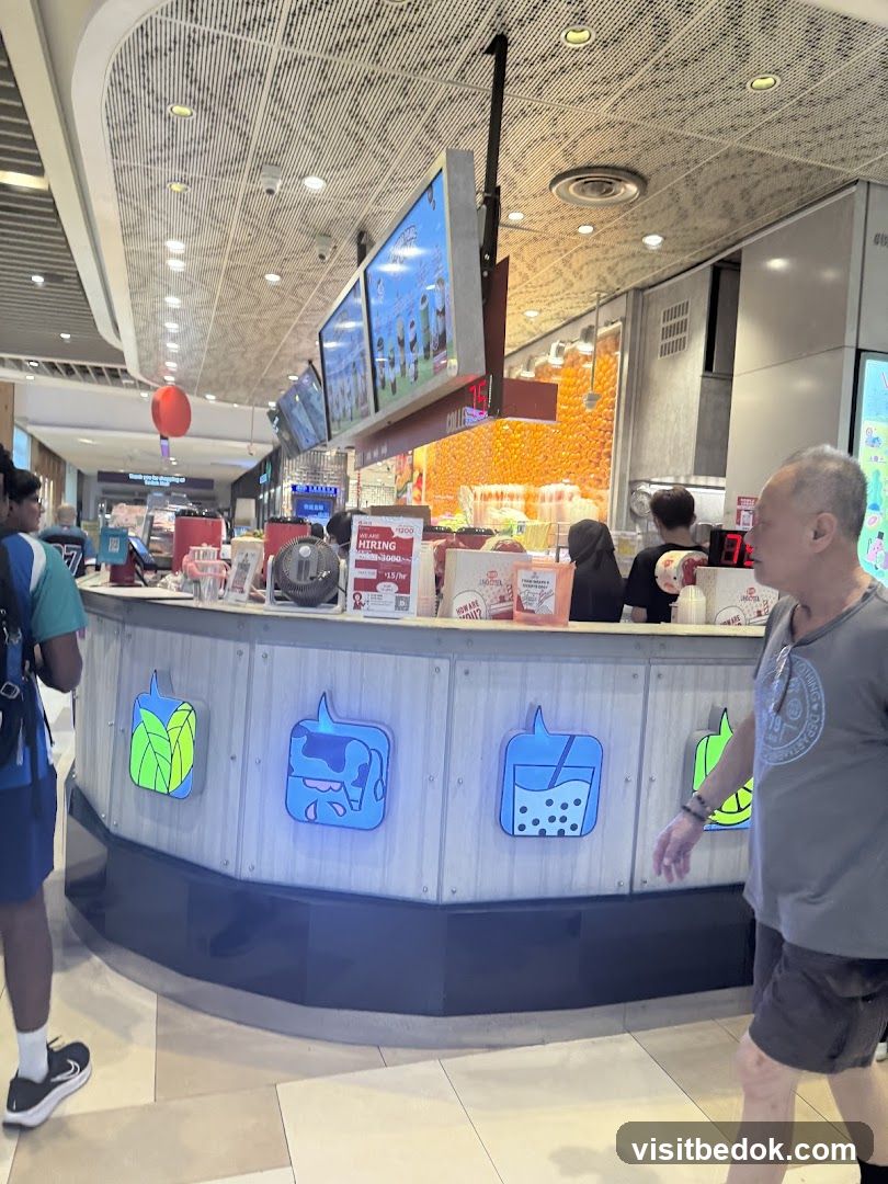 Bubble Tea Shop Counter