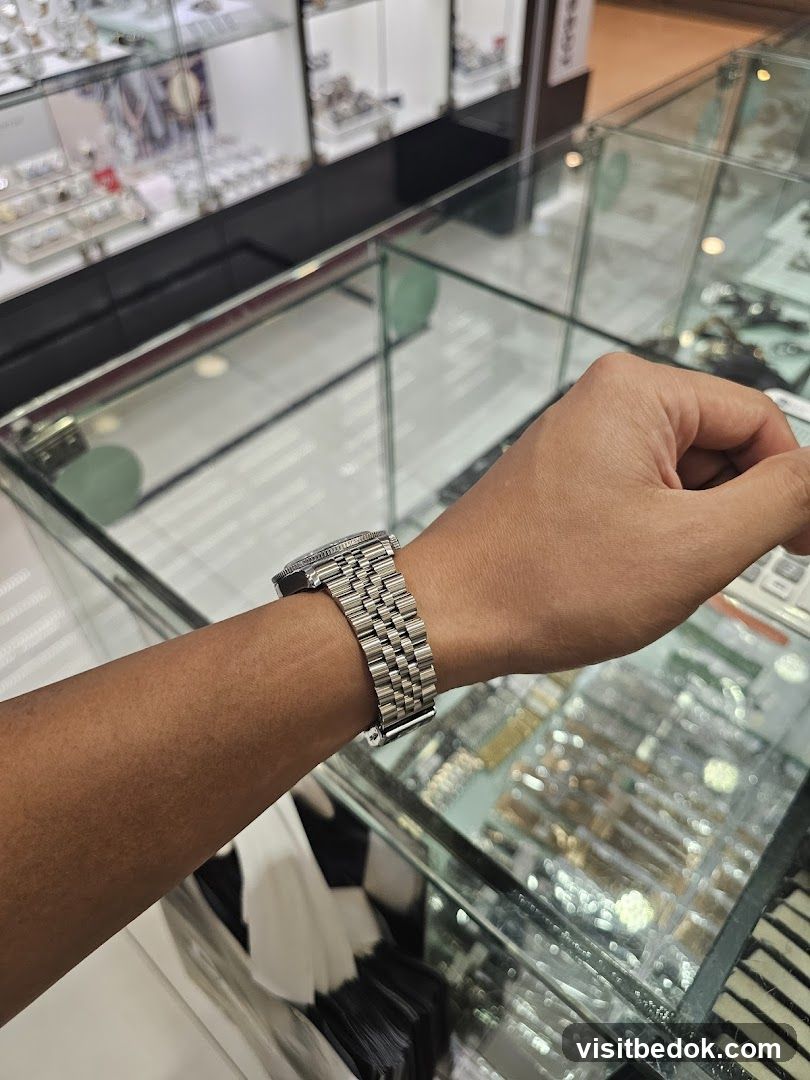 Watch on Wrist in Store