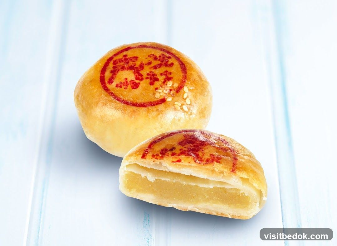 Pastries with Red Stamping