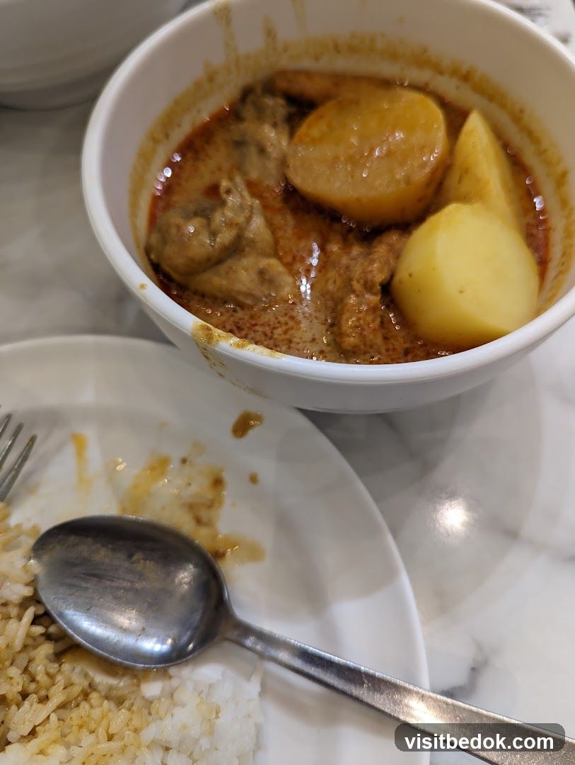 Chicken Curry with Potatoes and Rice