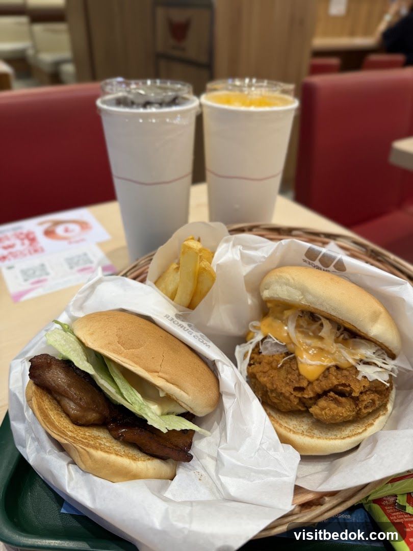 Burgers and Drinks