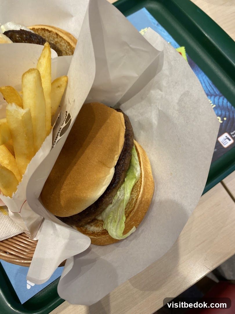 Burger and Fries