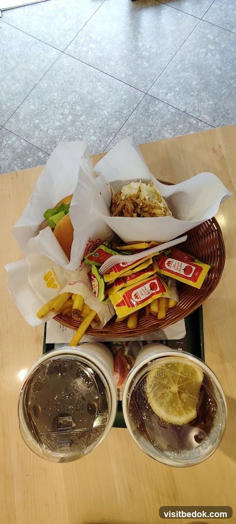 Burger Meal with Drinks
