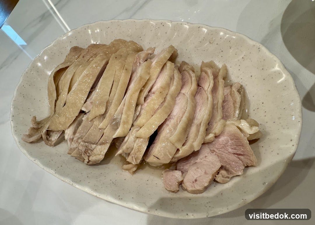 Sliced Chicken on a Plate