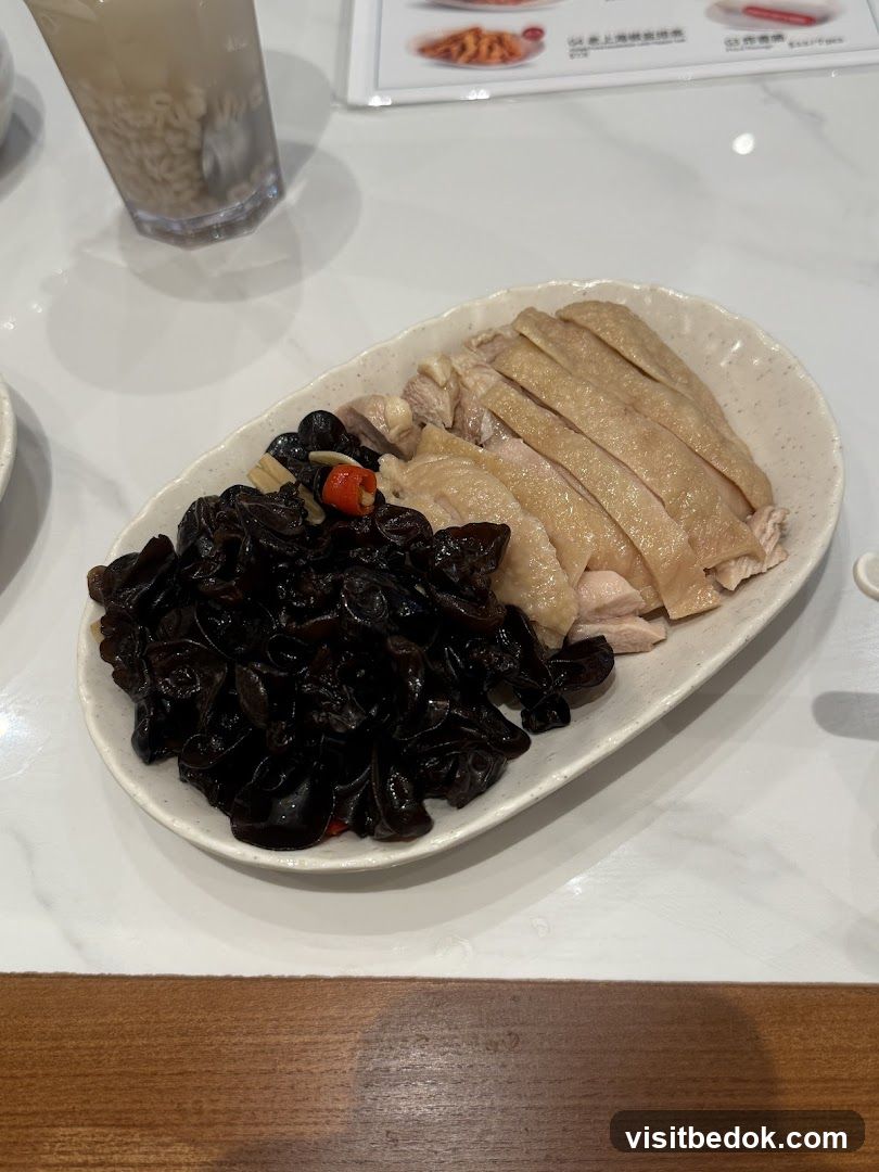 Chicken and Wood Ear Mushroom Salad