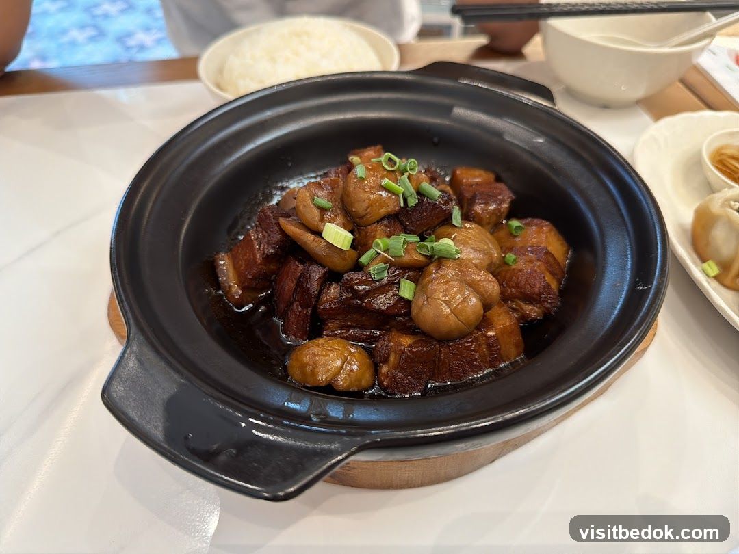 Braised Pork Belly with Chestnuts