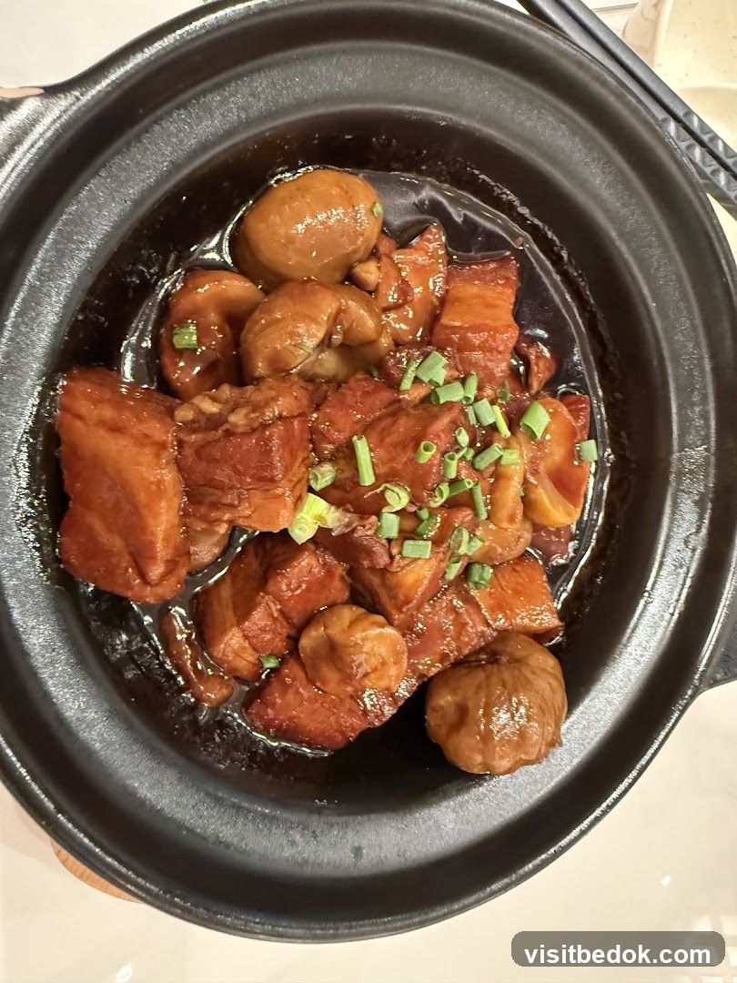 Braised Pork Belly with Chestnuts