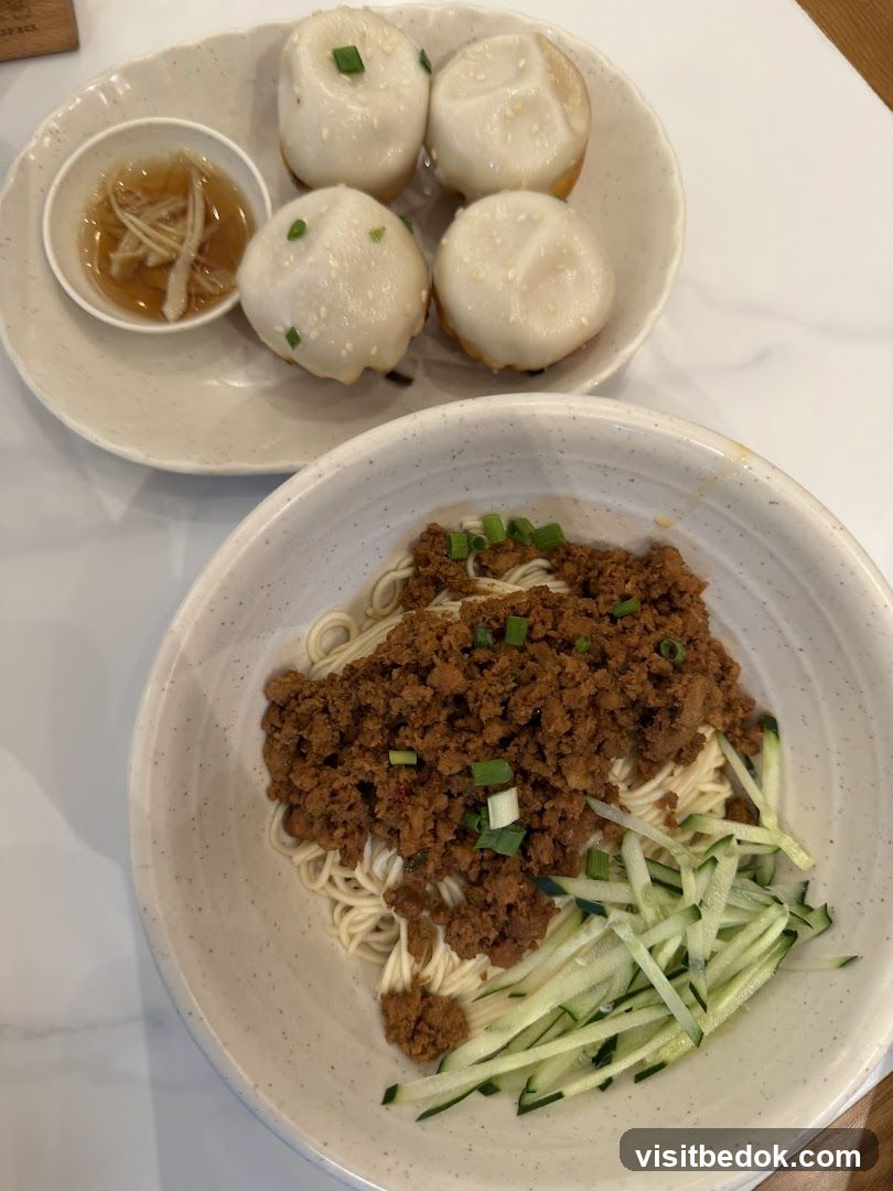 Pork Noodles and Soup Dumplings