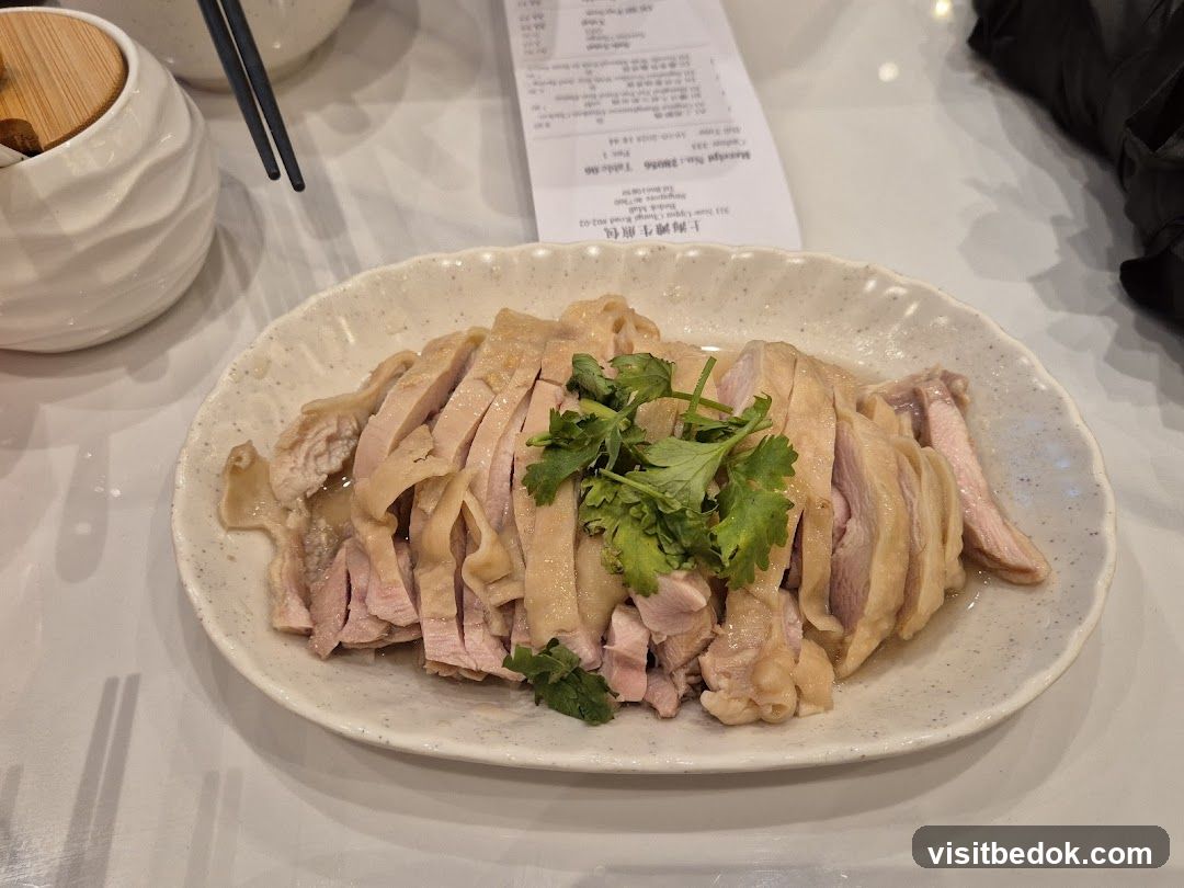 Poached Chicken Dish