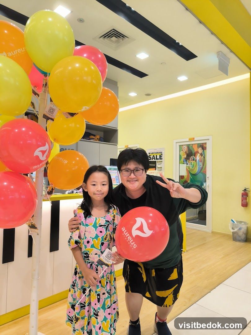 People Posing with Balloons