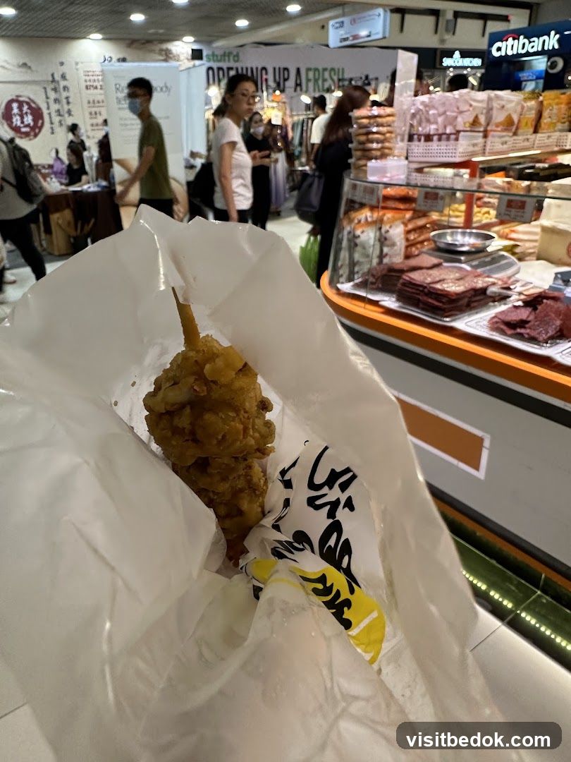 Fried food in a bag