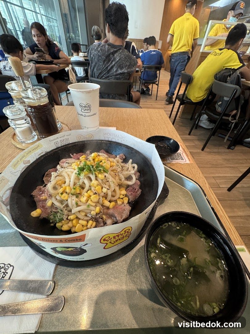 Sizzling Beef and Udon Dish