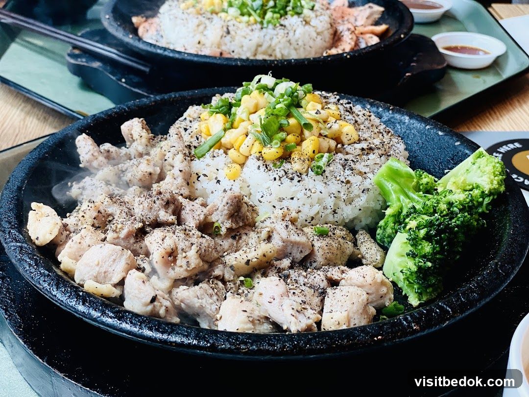Sizzling Rice Dish