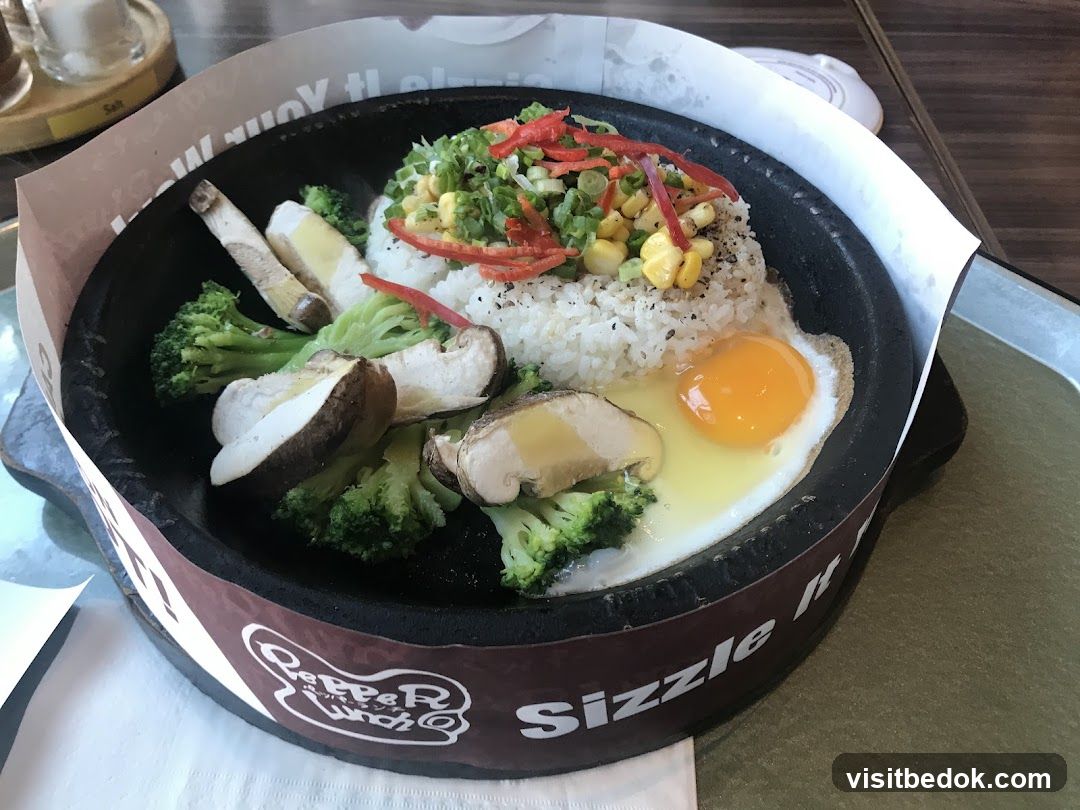 Sizzling Rice Dish