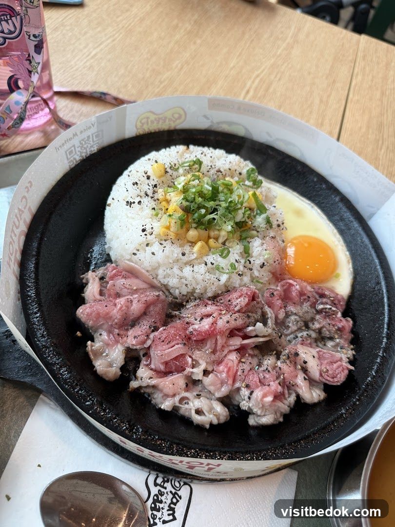 Sizzling Beef and Rice