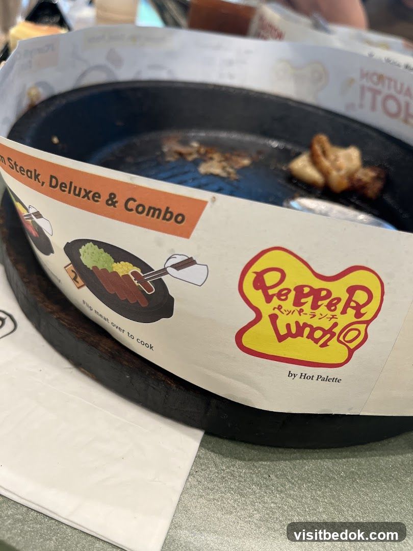 Pepper Lunch Sizzling Plate