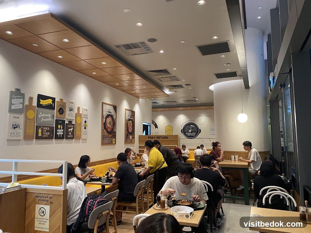 Restaurant Interior with Diners