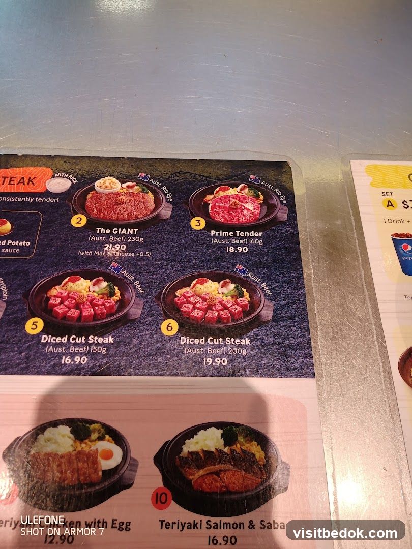 Steak Menu