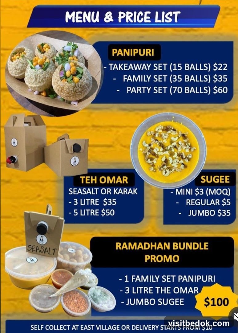 Menu & Price List