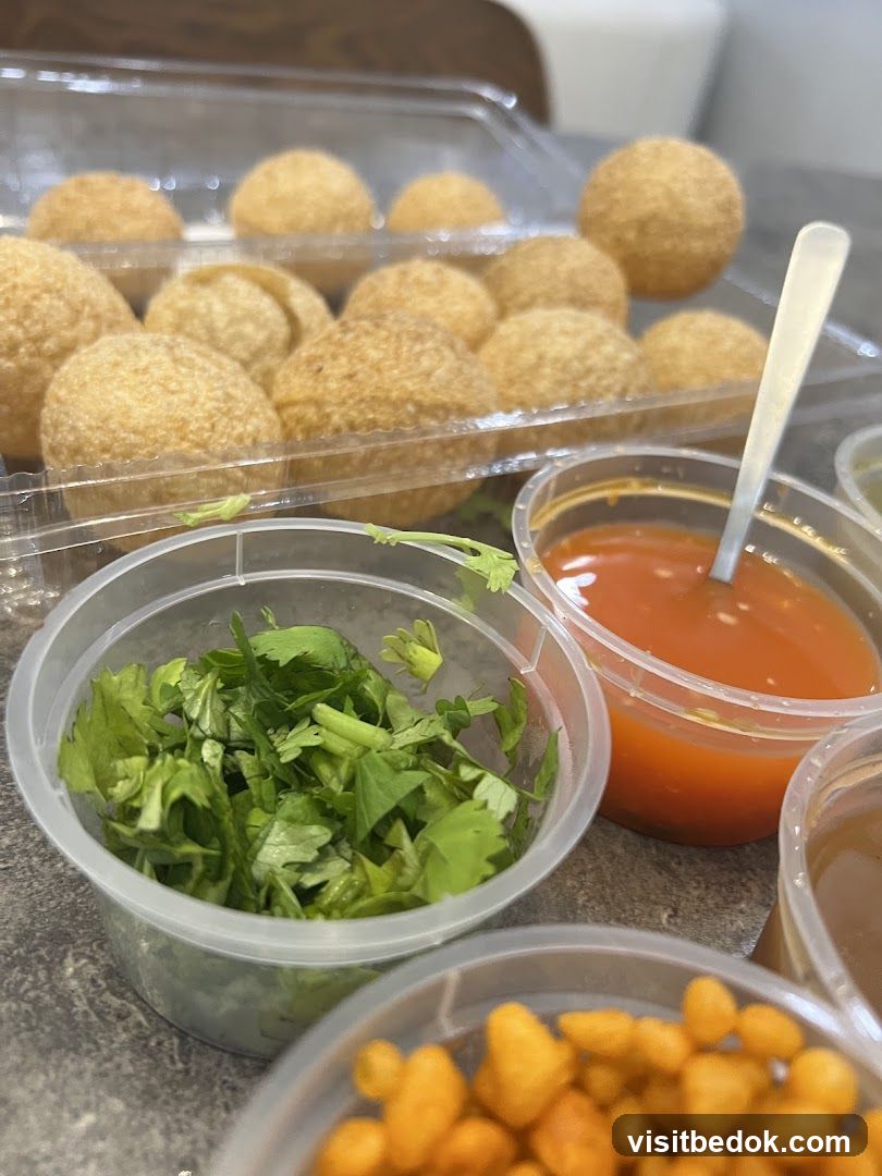 Pani Puri Platter