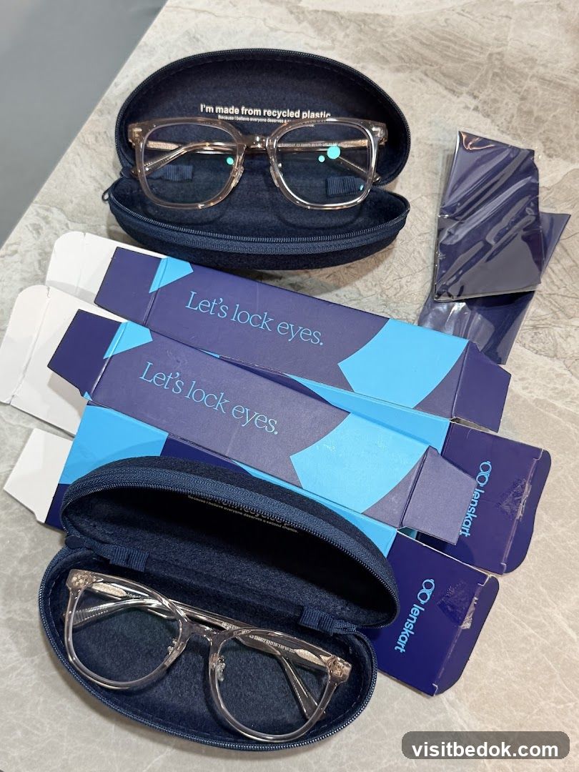 Eyeglasses and Packaging