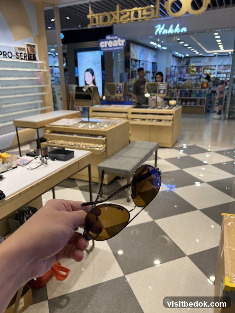 Eyewear store interior