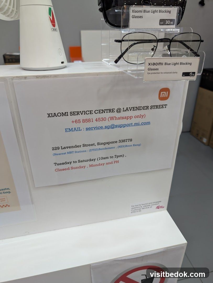 Xiaomi Service Centre Information