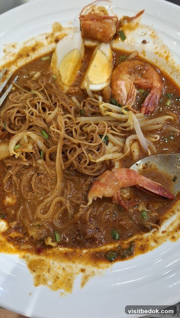Noodle Dish with Shrimp and Egg