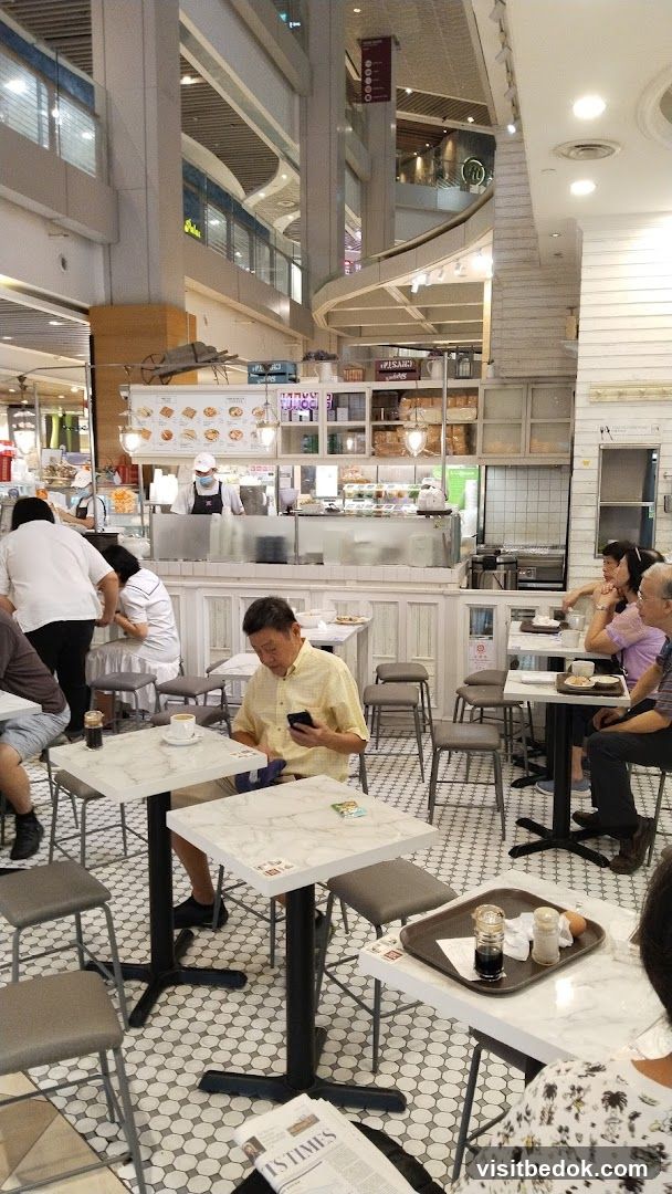 Cafe Interior with Patrons