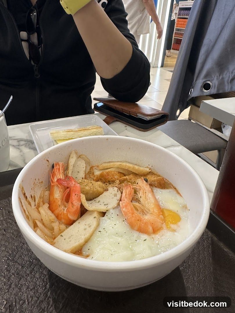 Shrimp and Egg Noodle Soup